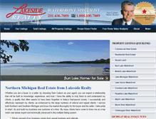 Tablet Screenshot of lakesiderealty.info
