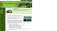 Desktop Screenshot of lakesiderealty.org